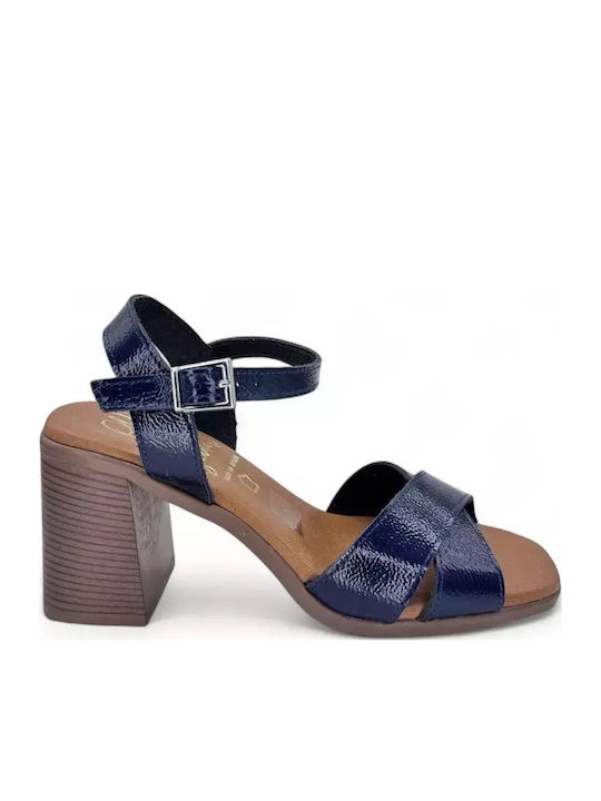 Oh My Sandals Din piele Sandale Albastre