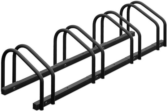 4-bike Rack 27 X 100 X 33 Cm Relaxdays Black