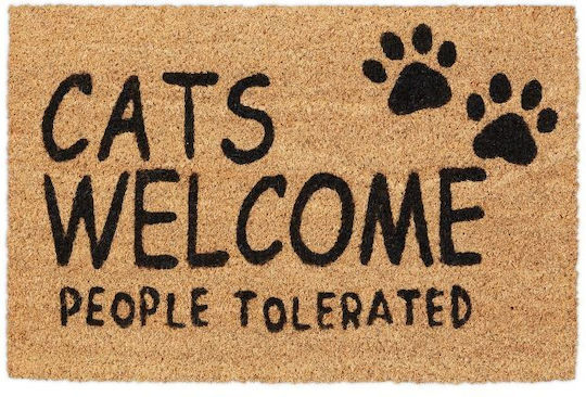 Relaxdays Multicolour Coconut Tree Doormat 60x40cm 10038456 Multicolours