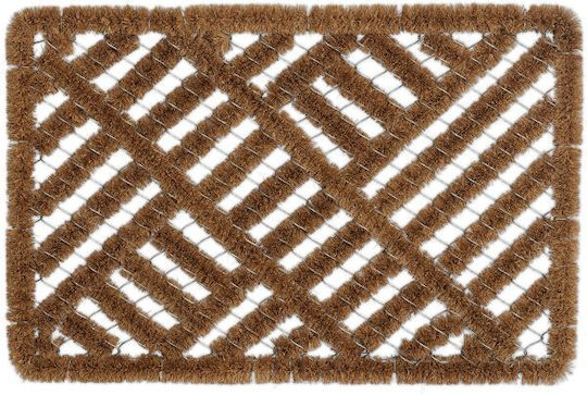 Relaxdays Covoare De Intrare Din Nucă De Cocos Maro 60x40cm 10039110 Maro
