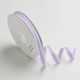 Kyriacou Striped Grosgrain Ribbon 9mmx20m White-lilac Nt268xxx-xx9x20-0141xx