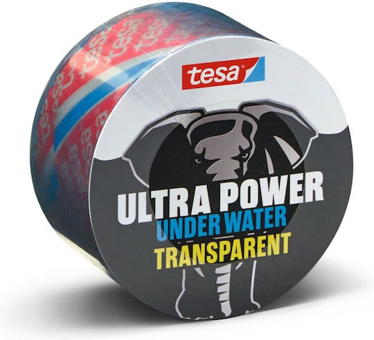 Tesa Ultra Power Αυτοκόλλητη Ταινία Επισκευών Διάφανη 1.5mx50mm