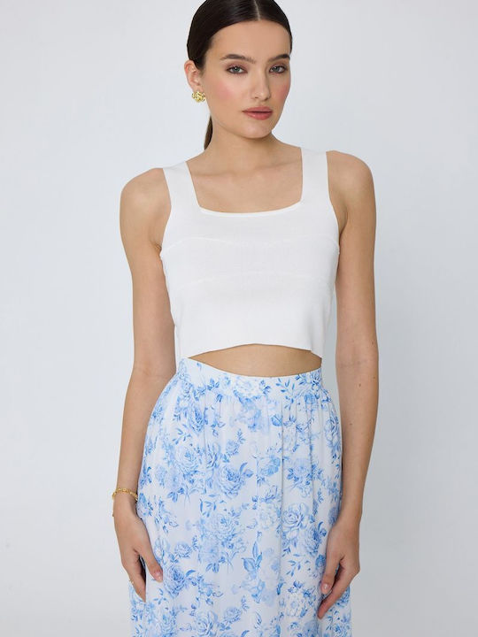 Coldy Women's Crop Top White