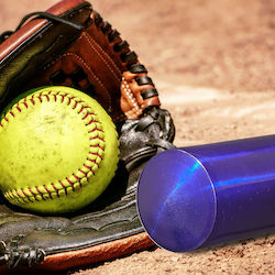 Baseballschläger Aluminium Blau 86 x 5 cm