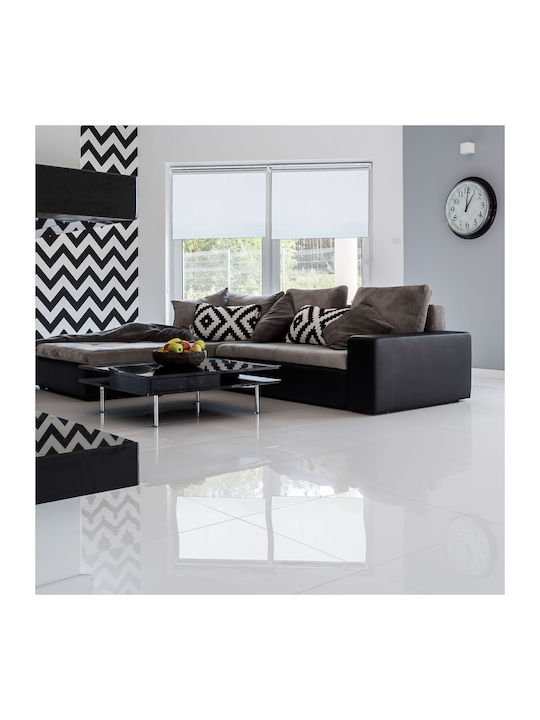 Relaxdays Ρόλερ Σκίασης Μερικής Συσκότισης Λευκό Π80xΥ220εκ.