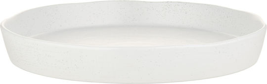 Maxwell & Williams Servierplatte aus Porzellan Weiß mit Durchmesser 33cm 1Stück