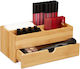 Relaxdays Organizator Cosmetice Cu Sertare Și Separatoare Maro 27x15x11cm