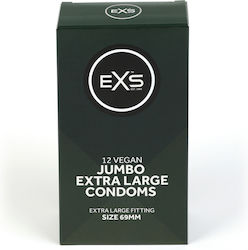 EXS Condoms Jumbo 12pcs 69mm Natural