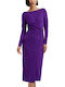 Midi Abendkleid Lila