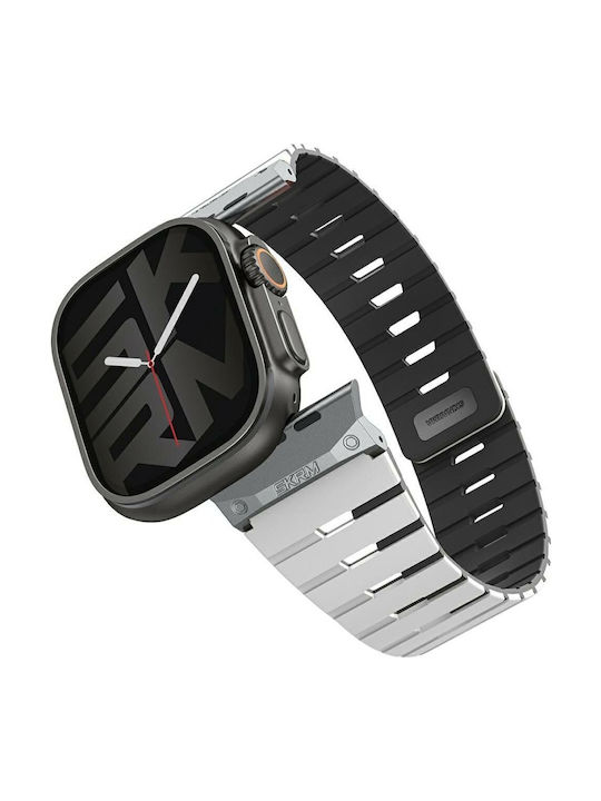 Skinarma Strap Silicone Silver (Apple Watch 49/46/45/44 mm, Apple)
