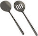 Hermia Inox Serving Utensil Set Black 2pcs