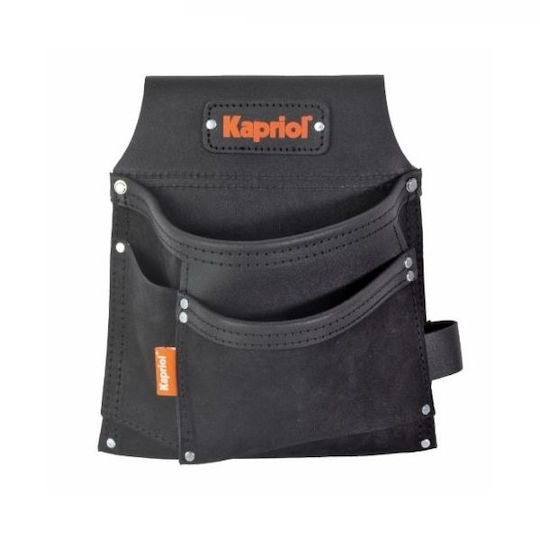 Ποδιά Οικοδομής 3 Θέσεων Δερμάτινη Μονή Kapriol 25055