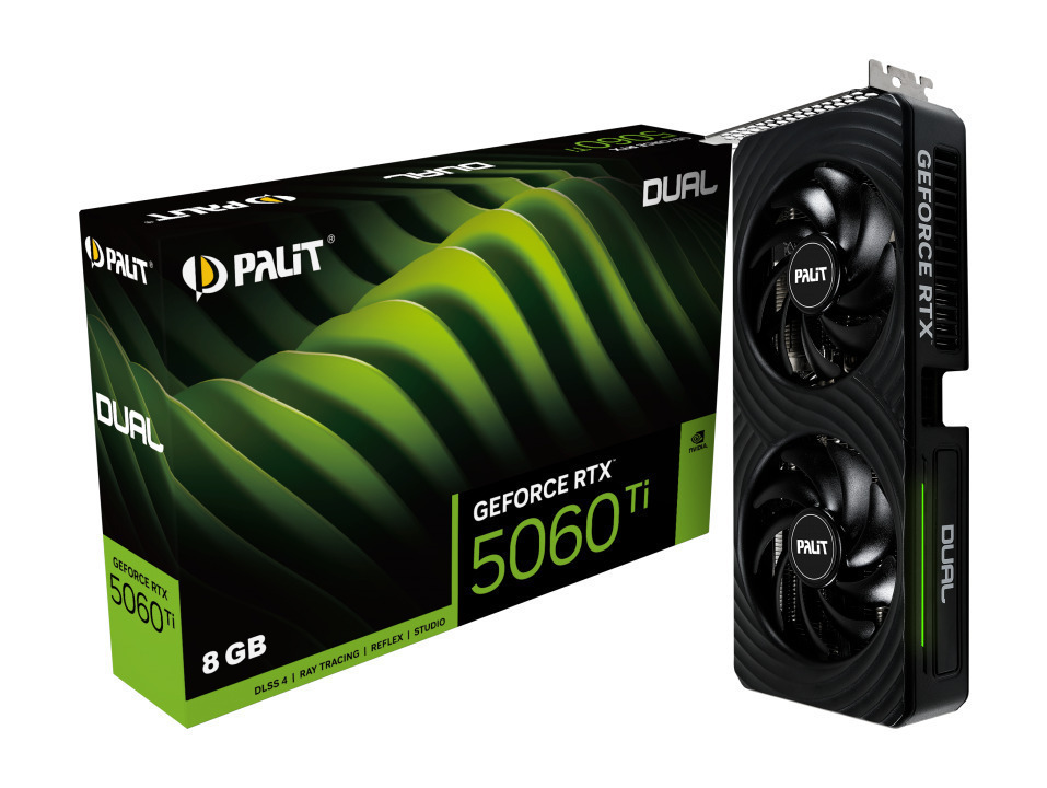 Palit GeForce RTX 5060 Ti 8GB GDDR7 Dual Κάρτα Γραφικών