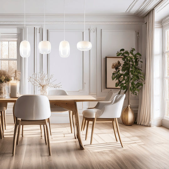 Eko Light Висящо Осветително Тяло Прозрачен LED