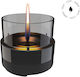 Tenderflame Desktop Bioethanol Fireplace Indoor Black 15.4x13.8cm
