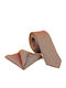 Legend Accessories Men's Tie Set Printed in Orange Color