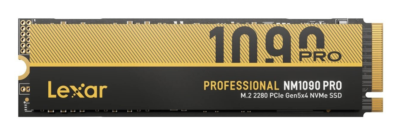 Lexar NM1090 Pro SSD 1TB M.2 NVMe PCI Express 5.0