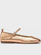 Pantofi balerini pentru femei Rose Gold