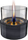 Tenderflame Desktop Bioethanol Fireplace Indoor Outdoor Black 9.8x9.7cm