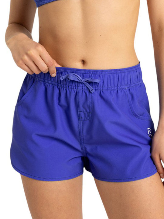 Roxy Wave 2 Bikini Shorts High Waist Blue