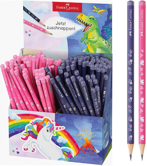 Faber Castell Display 111550 Einhorn+Dino 144 Stück HB