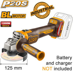 Ingco CAGLI221253 Τροχός 125mm Μπαταρίας Brushl...