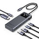 Ugreen CM888 USB-C Docking Station with HDMI 4K PD Black