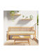 vidaXL Garden Chair Cushion Cream 40x200cm