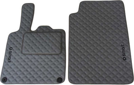3Lines Μπροστινά Πατάκια 2τμχ για Smart ForTwo 451 Γκρι