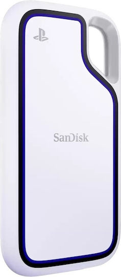 Sandisk Extreme for PS5 and PC USB 3.2 Външен SSD 2000ГБ 2.5" Бял