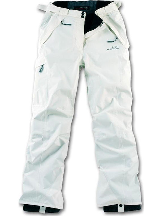 Aigle AGL22-00690-OFFWHITE-44 Women's Trousers for Ski & Snowboard White