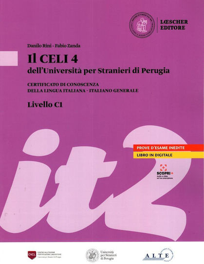 Der Celi 4 der Universität für Ausländer in Perugia + Digitales Buch - Loescher - Softcover