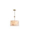 Eurolamp Verona Κρεμαστό Φωτιστικό Χρυσό με Ντουί E14 38x38x69εκ.