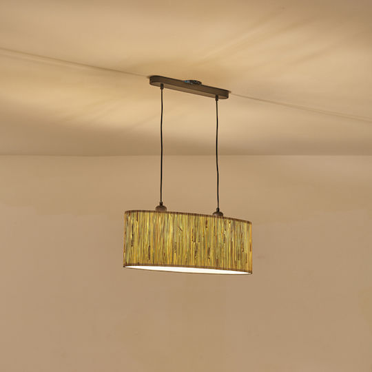 Eurolamp Aenon Ceiling Light Beige with E27 Socket 20x129x129cm