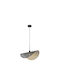 Eurolamp Galilea Κρεμαστό Φωτιστικό Μαύρο με Ντουί E27 60x60x168εκ.