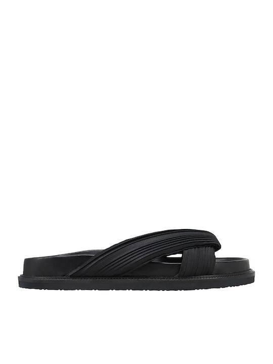 Kalogirou Flache Sandalen für Damen in Schwarz ...