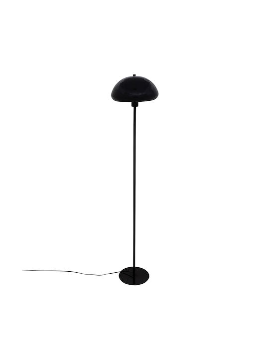 Floor Lamp Height 140cm with Lamp Bulb Base E27 Black