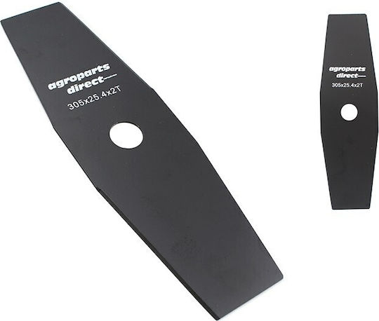 Black Metal Blade Rhombus Double-Sided D=305mm Universal Brush Cutter Agropartsdirect Agroequip