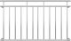 French Balcony Terrace Railing Stainless Steel 90 X 156 Cm