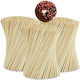 Set 1000 Bamboo Sticks Cake Pastries 15 Cm Natural Color