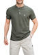Short Sleeve Khaki Blouse