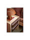 HK Living Tischlampe LED mit Beige Schirm und Basis