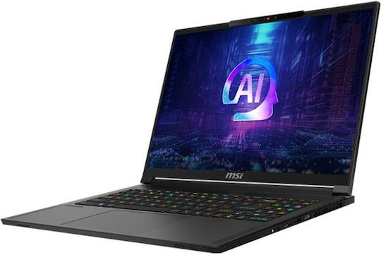 MSI Stealth A16 AI+ A3XVFG 16" OLED QHD+ 240Hz (Ryzen AI 300 Series-9 ХX 370/32GB/1TB SSD/GeForce RTX 4060/W11 Home) (Международна английска клавиатура)