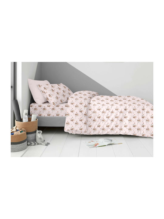 Astron Italy Little Girl Set Kids Pillowcases Made of 100% Cotton 52x72cm