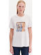 Women's Blouse Short Sleeve White