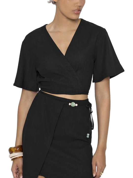 Mind Matter Tilda Blouse Black