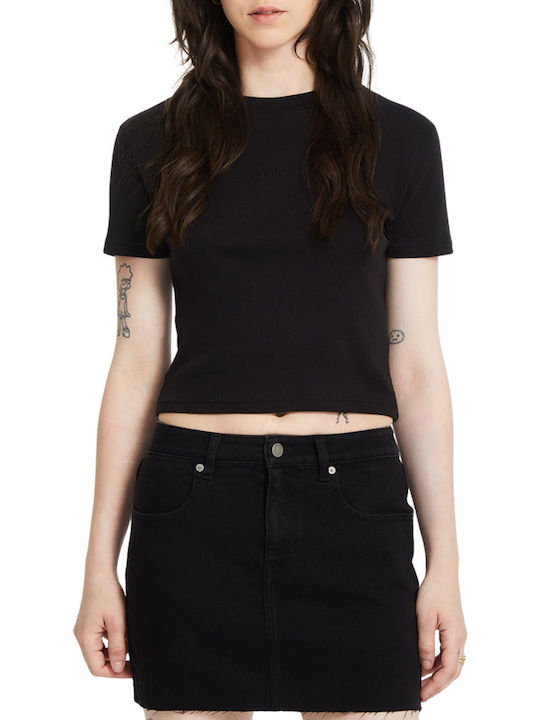 Volcom Volcomstone Women's Crop T-shirt Black