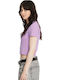 Stone Women's Crop T-shirt Iris Purple