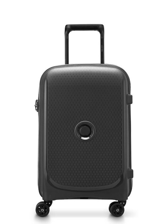 Delsey Belmont Plus Βαλίτσα Ταξιδίου Καμπίνας Black με 4 Ρόδες Ύψους 55εκ.