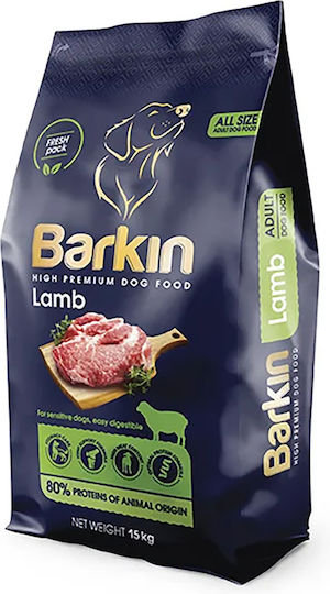 Barkin 2kg Ξηρά Τροφή για Ενήλικους Σκύλους Μικρόσωμων Φυλών με Αρνί